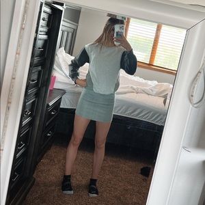 Abercrombie multi color crew neck.